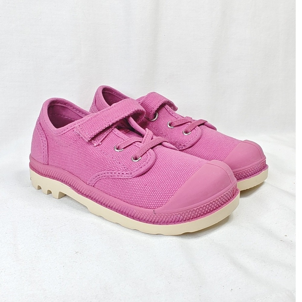 Palladium Pampa Oxford Pink Canvas Low‎ Top Infant Sneakers Size 10 New in Box